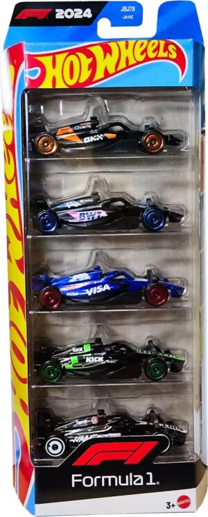 Hot Wheels Formula 1 2024 5-pakk