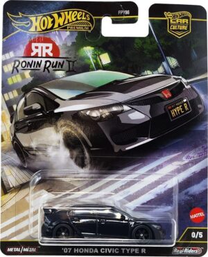 Hot Wheels Premium 07' Honda Civic Type R Chase koos kaitseümbrisega