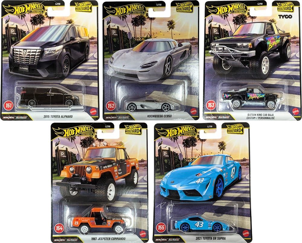 Hot Wheels Premium Boulevard komplekt