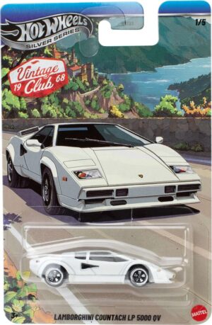 Hot Wheels Silver seeria Lamborghini Countach LP 5000 QV