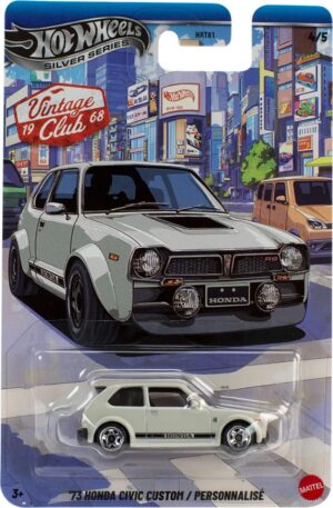 Hot Wheels Silver seeria '73 Honda Civic Custom
