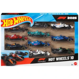 Hot Wheels Formula 1 2025 10 auto komplekt