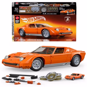 Mattel Brick Shop Hot Wheels ’71 Lamborghini Miura P400 SV ehituskomplekt