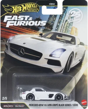 Hot Wheels Premium F&F Mercedes-Benz SLS AMG Coupe Black Series