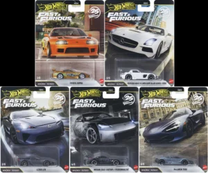 Hot Wheels Premium Fast&Furious komplekt koos chase mudeliga