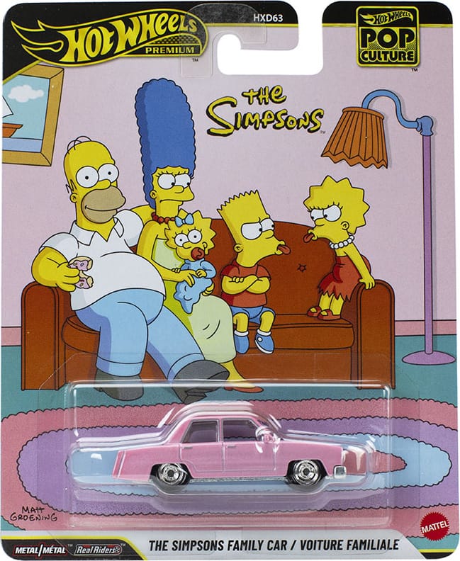 Hot Wheels Premium The Simpsons Family Car