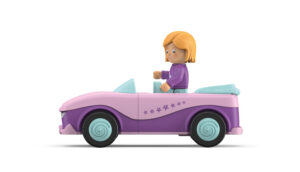Siku Toddys Betty Blinky tagasitõmmatav auto