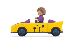 Siku Toddys Zoe Zoomy tagasitõmmatav auto