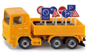 Siku teetöödeauto liiklusmärkidega