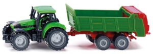 Siku Deutz-Fahr traktor Strautmann sõnnikulaoturiga