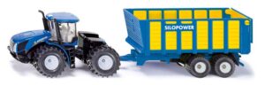 Siku New Holland traktor silohaagisega