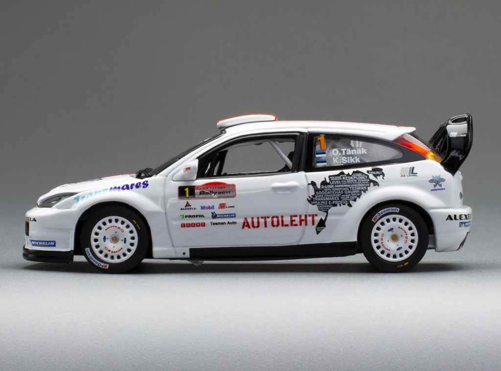 Ford Focus RS WRC ’03 – #1 O.Tänak/K.Sikk – Winner Saaremaa Rally 2011 (limited edition 999pcs) - Image 2