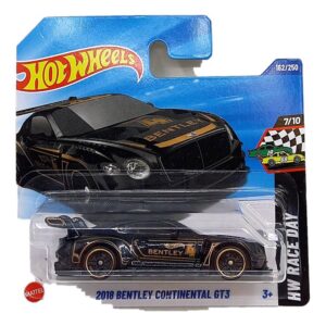 Hot Wheels 2018 Bentley Continental GT3 (black) (with Pepco sticker)