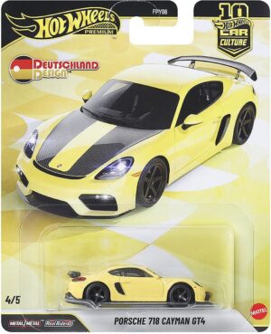 Hot Wheels Premium 2026 Car Culture - Deutschland Design Porsche 718 Cayman GT4