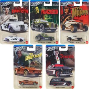 Hot Wheels 2026 Universal Monsters Silver seeria komplekt