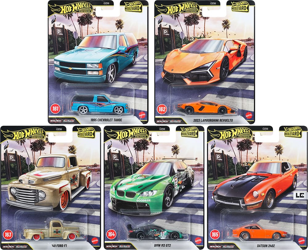 Hot Wheels Premium Boulevard komplekt 161-165