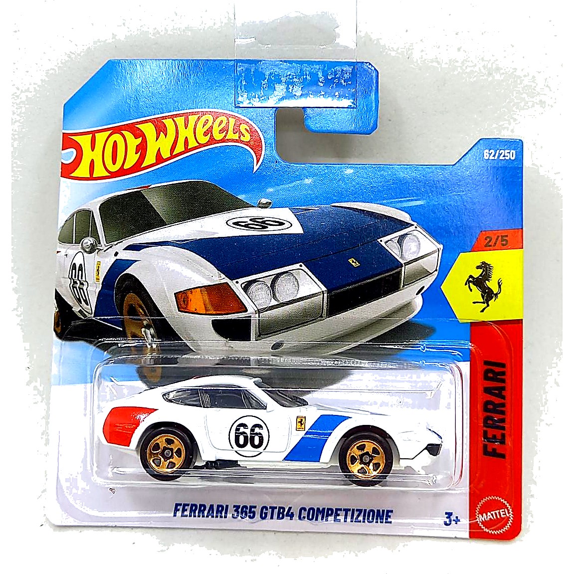 Hot Wheels Ferrari 365 GTB4 Competizione valge