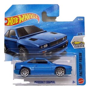 Hot Wheels Maserati Shamal (blue) (with Pepco sticker)
