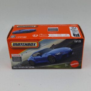 Matchbox Power Grab 2023 Toyota GR Supra (sinine)