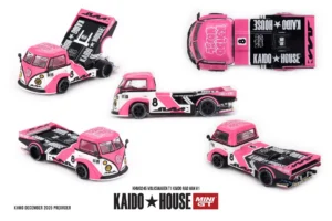 Volkswagen T1 Kaido Rad Van V1 Pink/White – Kaido House